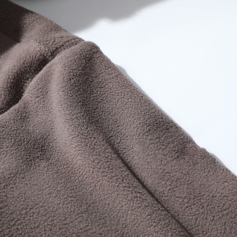 🎅Prevendita natalizia🎁Giacca calda con cappuccio in pile sintetico double-face da uomo