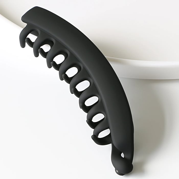 Vertikal hårnål hästsvans hårtillbehör bananklipp