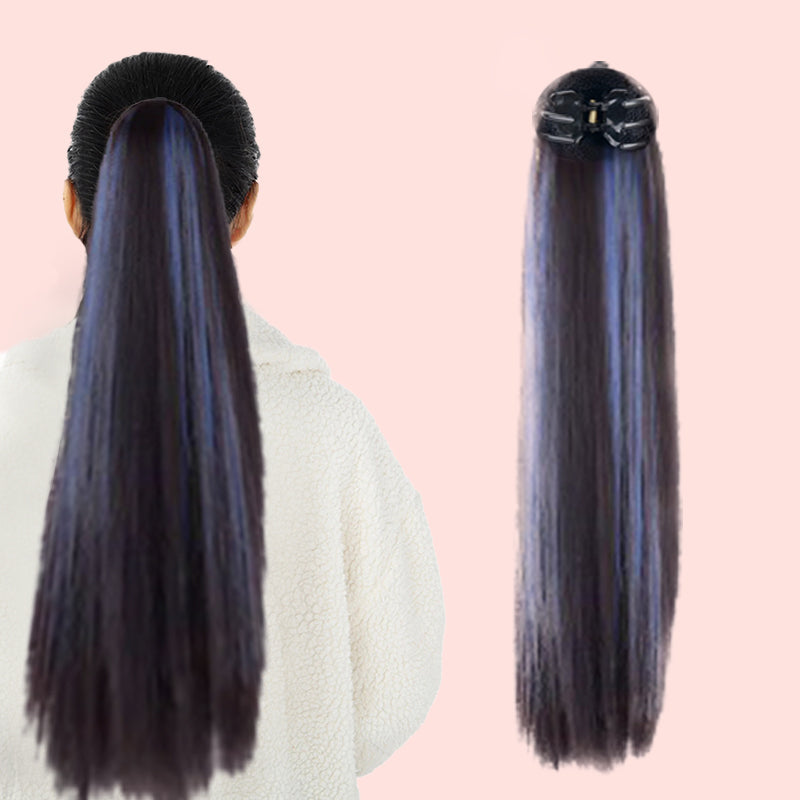 Claw Clip Highlight Ponnytails Hairpieces