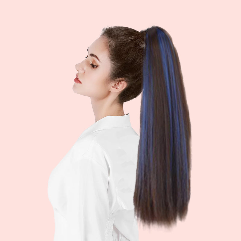 Claw Clip Highlight Ponnytails Hairpieces