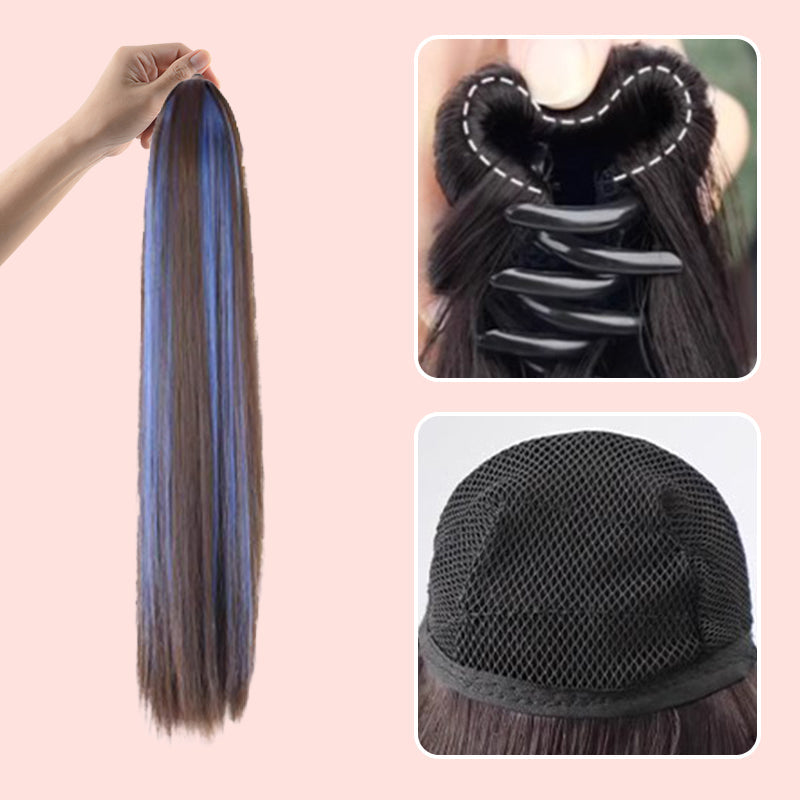 Claw Clip Highlight Ponnytails Hairpieces
