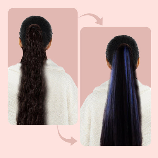 Claw Clip Highlight Ponnytails Hairpieces