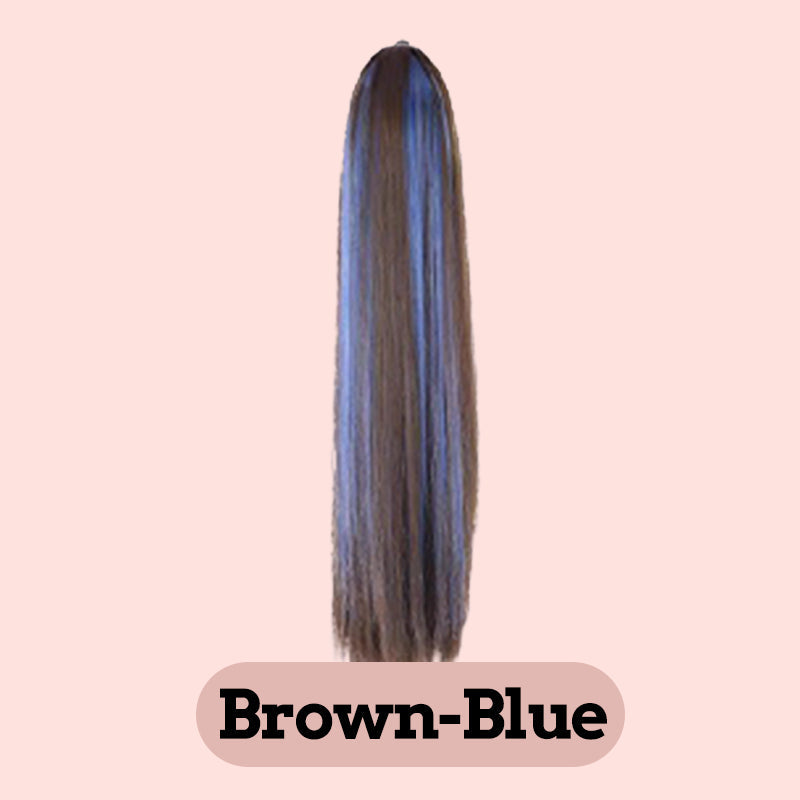 Claw Clip Highlight Ponnytails Hairpieces