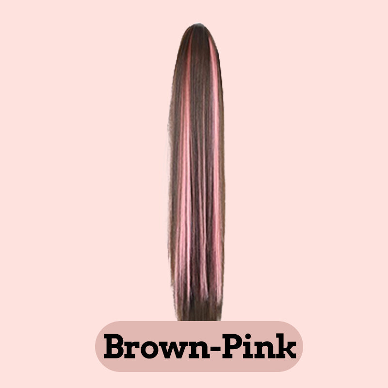 Claw Clip Highlight Ponnytails Hairpieces