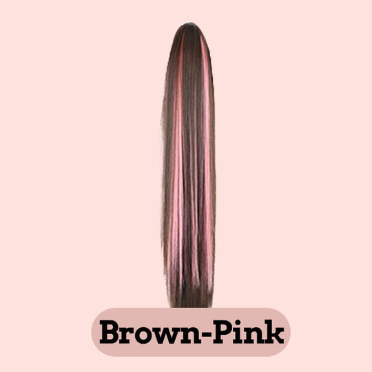 Claw Clip Highlight Ponnytails Hairpieces