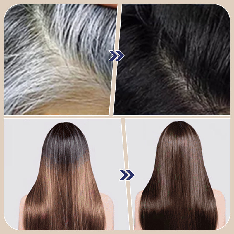 🍀🍀Mild formel, brugervenlig, naturlig farve, boblehårfarve