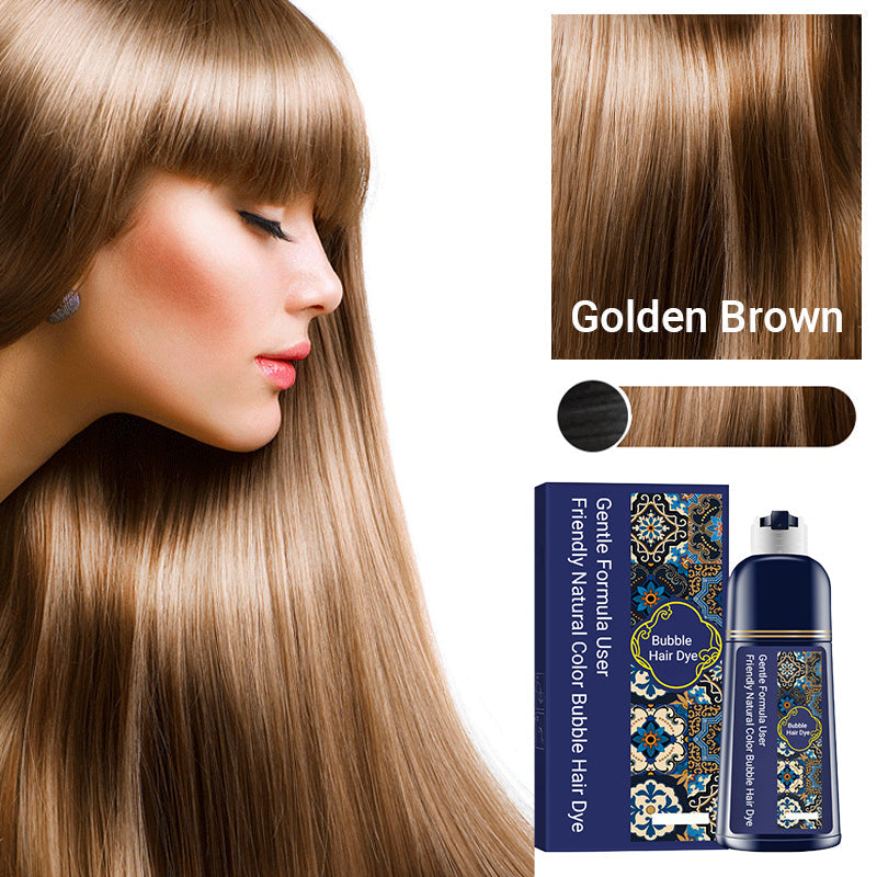 🍀🍀Mild formel, brugervenlig, naturlig farve, boblehårfarve