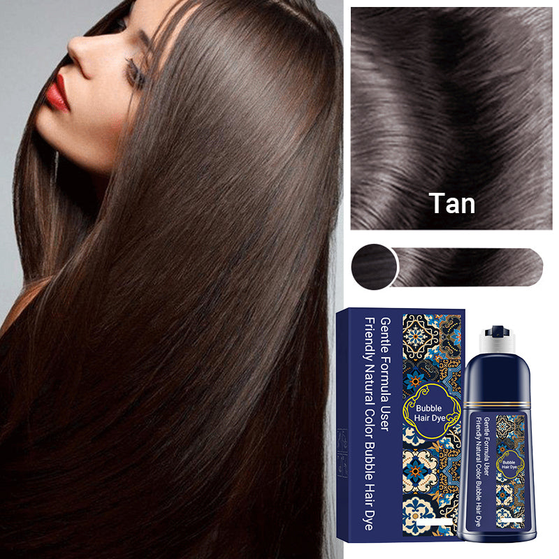 🍀🍀Mild formel, brugervenlig, naturlig farve, boblehårfarve