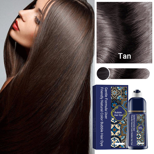 🍀🍀Mild formel, brugervenlig, naturlig farve, boblehårfarve