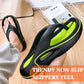 Comfortable Summer Flip Flops with Thick Soles | Discreet Wedge Heel | Weightless Feel