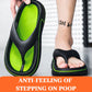 Comfortable Summer Flip Flops with Thick Soles | Discreet Wedge Heel | Weightless Feel