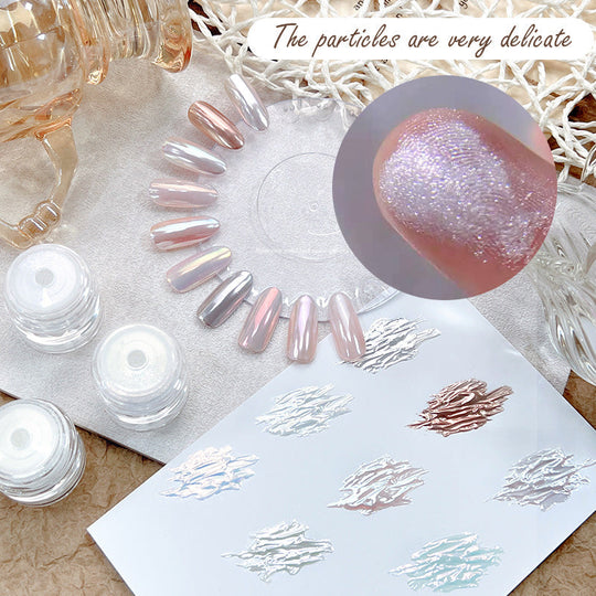 2024 Nya uppdateringar🌈Krom spegeleffekt nagelpuder