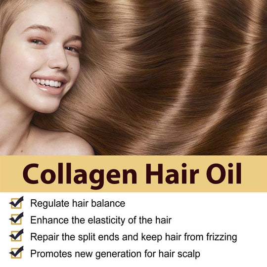 🔥50% di sconto🔥Olio essenziale per capelli riparatore al collagene