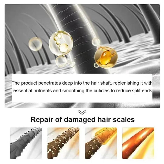Reparación de caviar de diamantes negros máscara para el cabello nutrido