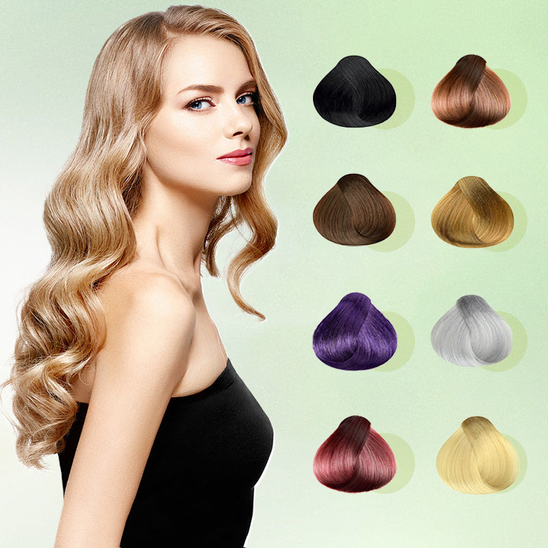 Icke-irriterande hållbart närande hårfärgkräm