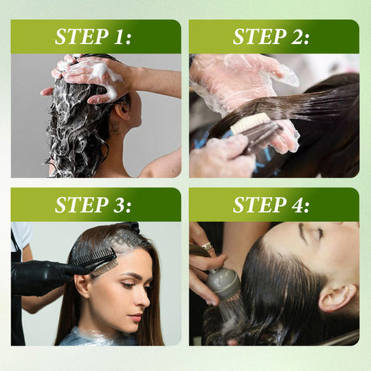 Icke-irriterande hållbart närande hårfärgkräm