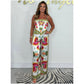 🔥New Arrival- 49% OFF💝Spaghetti Strap Printed Top & Loose Women's Pants 2-Piece Set