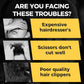 💇‍♂️Pro Cordless Hair Trimmer✂️ | 4 Length Guides | Skin-Safe Sensors