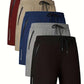 💥Men's Letter Print Drawstring Waist Shorts💥 | Gusseted Crotch Design | 4-Way Stretch Fabric | Anti-Chafing Lining
