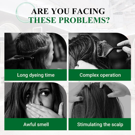 🌱 Pure Plant Extract Bubble Hair Dye Shampoo - 98% Natural Ingredients, Perfect for Sensitive Scalp & First-Timers!