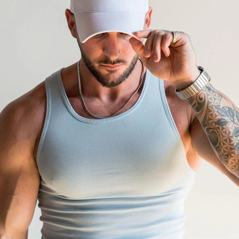 🔥 Pro-Favorite Muscle Fit Tank Top for Men – Spandex – Breathable 💪