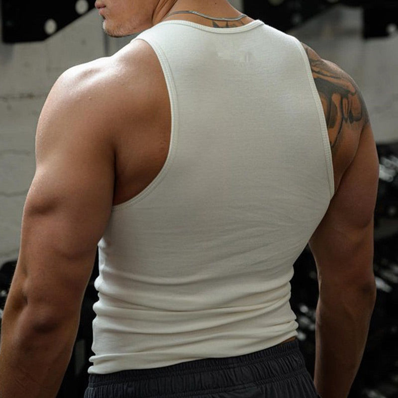 🔥 Pro-Favorite Muscle Fit Tank Top for Men – Spandex – Breathable 💪