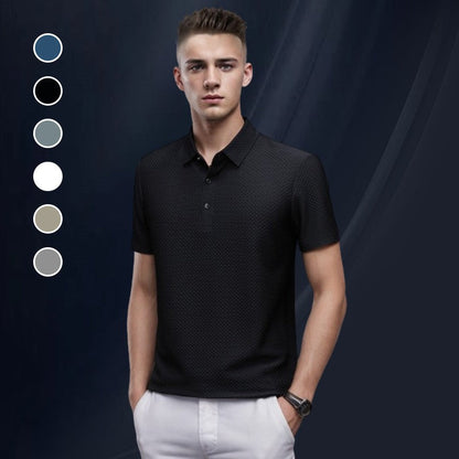 ❄️【HEAT WAVE ESSENTIAL】Men's Summer Ice Silk T-Shirt | UPF 50+ & Sweat-Wicking | Instant 10lb Weight Loss Look