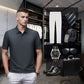 ❄️【HEAT WAVE ESSENTIAL】Men's Summer Ice Silk T-Shirt | UPF 50+ & Sweat-Wicking | Instant 10lb Weight Loss Look