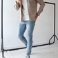 🍂New Autumn/Winter Men’s Brushed Casual Shirt (European & American Youth Cut) - Sanded Soft Finish, Shacket-Ready, Layering Essential