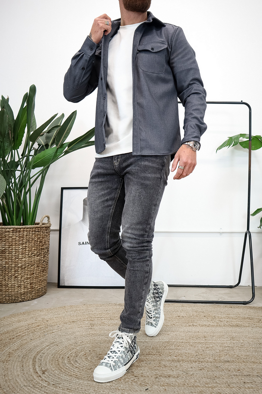 🍂Uusi syksy/talvi miesten harjattu rento paita (eurooppalainen) & American Youth Cut) - hiottu pehmeä viimeistely, valmis käytettäväksi shacket-puvussa, välttämätön kerrospukeutumiseen