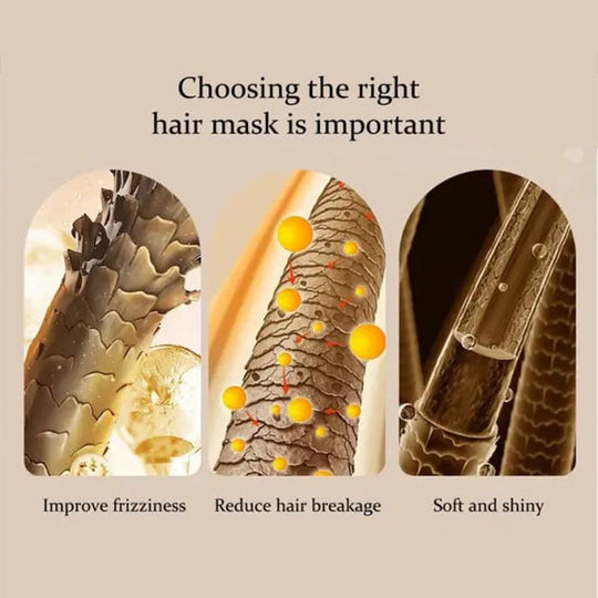 Maschera per capelli con riparazione profonda & Idratazione per pelle secca