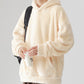 🔥Early Winter Discount-50% OFF⏰Men's Solid Color Thickened Loose Fuzzy Hooded Sweatshirt