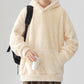 🔥Early Winter Discount-50% OFF⏰Men's Solid Color Thickened Loose Fuzzy Hooded Sweatshirt