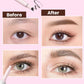 Krim kening semulajadi dengan berus bersudut