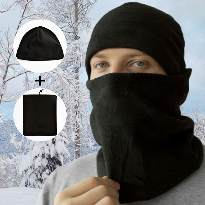 🔥Sista dagen - Köp 1 få 1 gratis!🎁50 000+ SÅLDA! Nästan slut✨Vindtät polarfleece Balaklava med huva Mask Hatt