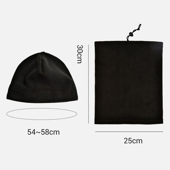 🔥Sista dagen - Köp 1 få 1 gratis!🎁50 000+ SÅLDA! Nästan slut✨Vindtät polarfleece Balaklava med huva Mask Hatt