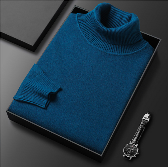 ⏳ 2026 Hot Sale!  ⏰Men's Solid Color Premium Turtleneck Sweater👔
