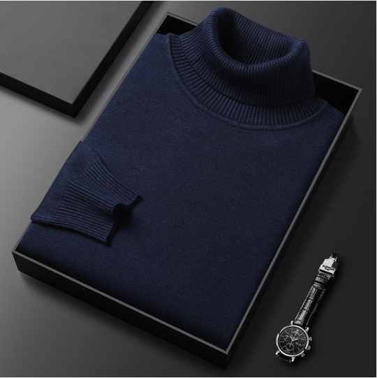 ⏳ 2026 Hot Sale!  ⏰Men's Solid Color Premium Turtleneck Sweater👔