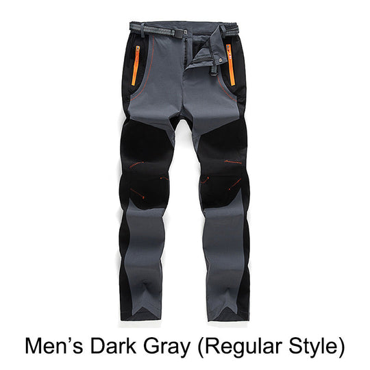 👖 50% DE RÉDUCTION! ✨ Pantalon de Randonnée - Coupe-Vent, Imperméable et Chaud avec Taille Élastique pour Randonnée et Voyages 🏔️🌧️