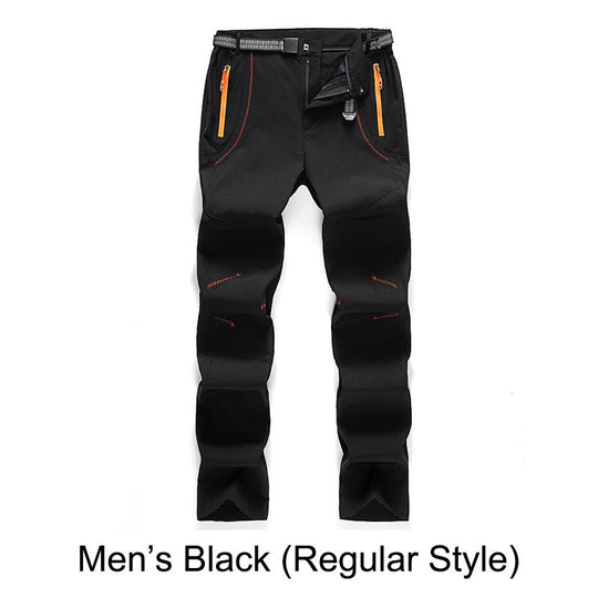 👖 50% DE RÉDUCTION! ✨ Pantalon de Randonnée - Coupe-Vent, Imperméable et Chaud avec Taille Élastique pour Randonnée et Voyages 🏔️🌧️