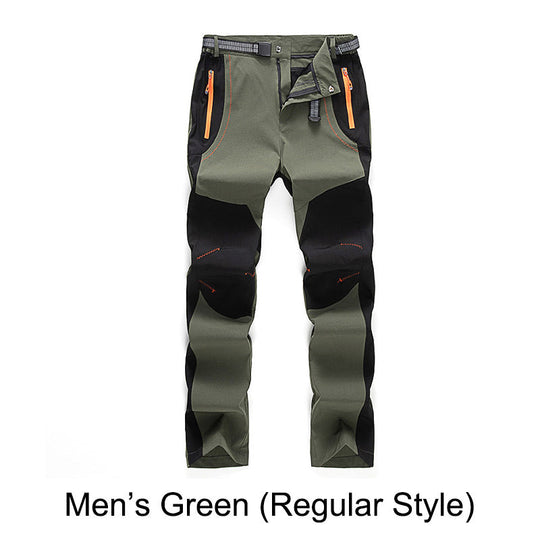 👖 50% DE RÉDUCTION! ✨ Pantalon de Randonnée - Coupe-Vent, Imperméable et Chaud avec Taille Élastique pour Randonnée et Voyages 🏔️🌧️