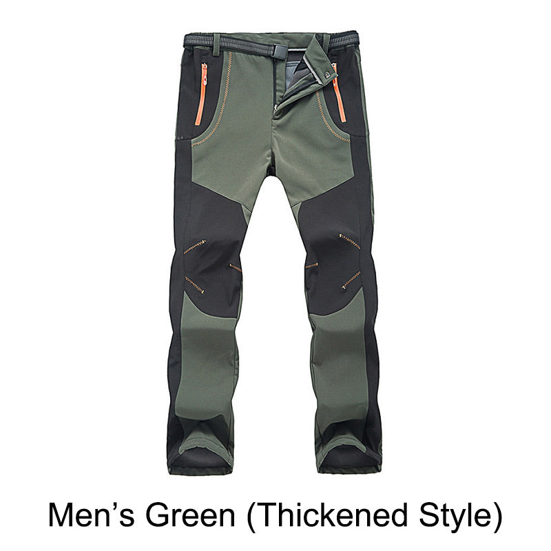 👖 50% DE RÉDUCTION! ✨ Pantalon de Randonnée - Coupe-Vent, Imperméable et Chaud avec Taille Élastique pour Randonnée et Voyages 🏔️🌧️