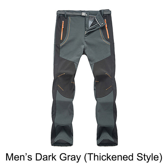 👖 50% DE RÉDUCTION! ✨ Pantalon de Randonnée - Coupe-Vent, Imperméable et Chaud avec Taille Élastique pour Randonnée et Voyages 🏔️🌧️