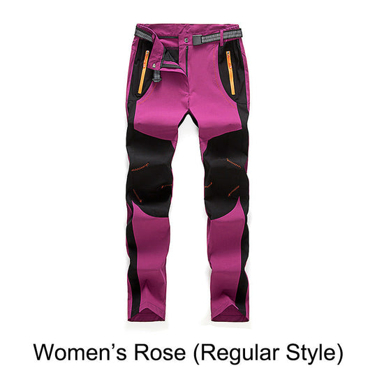 👖 50% DE RÉDUCTION! ✨ Pantalon de Randonnée - Coupe-Vent, Imperméable et Chaud avec Taille Élastique pour Randonnée et Voyages 🏔️🌧️