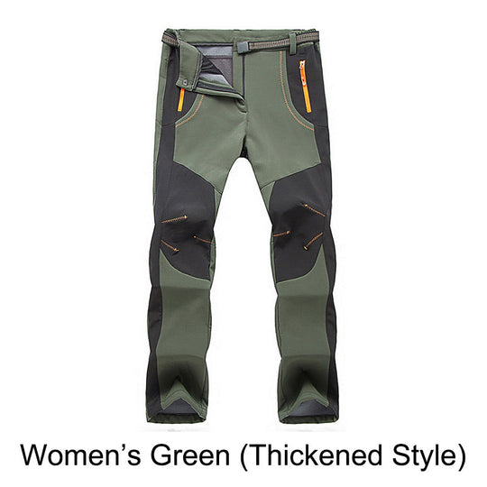 👖 50% DE RÉDUCTION! ✨ Pantalon de Randonnée - Coupe-Vent, Imperméable et Chaud avec Taille Élastique pour Randonnée et Voyages 🏔️🌧️