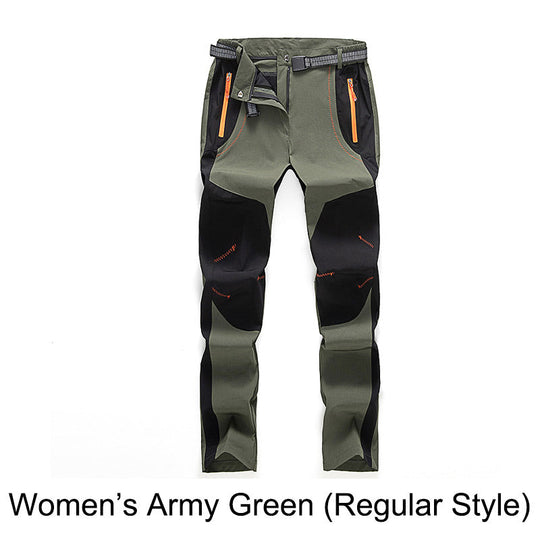 👖 50% DE RÉDUCTION! ✨ Pantalon de Randonnée - Coupe-Vent, Imperméable et Chaud avec Taille Élastique pour Randonnée et Voyages 🏔️🌧️