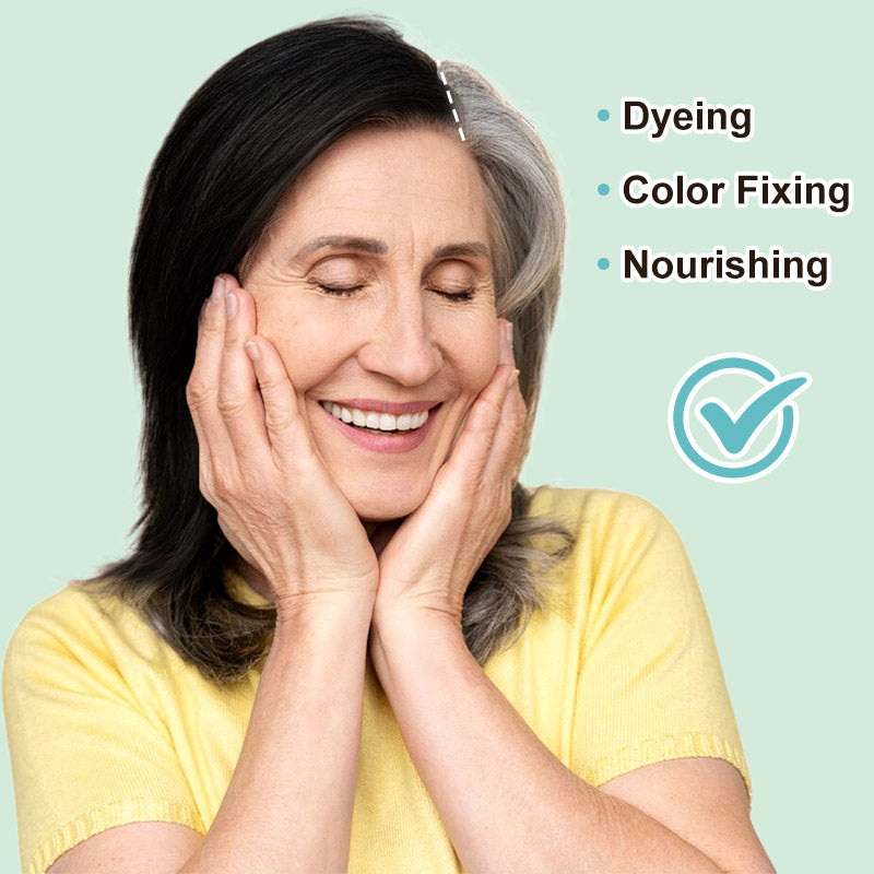 Pitkäaikainen luonnollinen hiusväriaineen shampoo