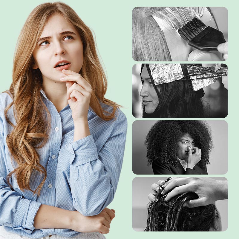 Pitkäaikainen luonnollinen hiusväriaineen shampoo