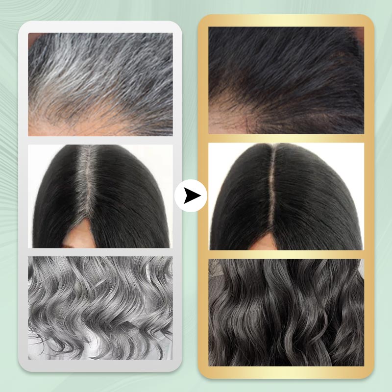 Pitkäaikainen luonnollinen hiusväriaineen shampoo