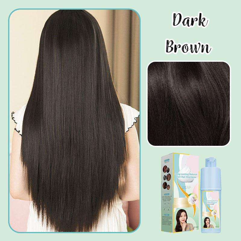 Pitkäaikainen luonnollinen hiusväriaineen shampoo